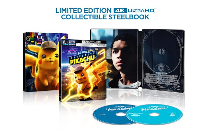 Detective Pikachu Steelbook (4k, Blu-ray)