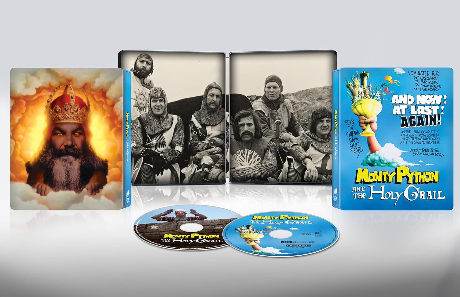 Monty Python And The Holy Grail Steelbook (4k, Blu-ray)