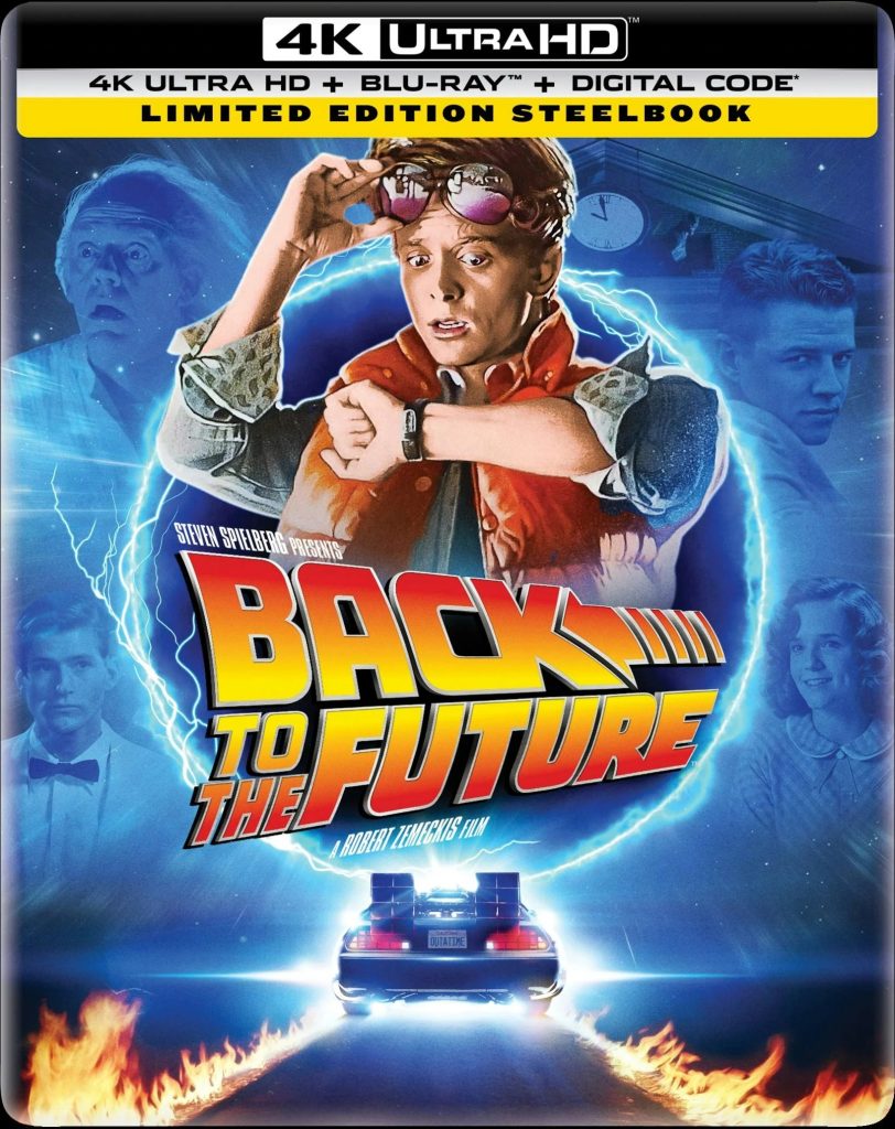 Back to the future 40th anniversary steelbook artwork