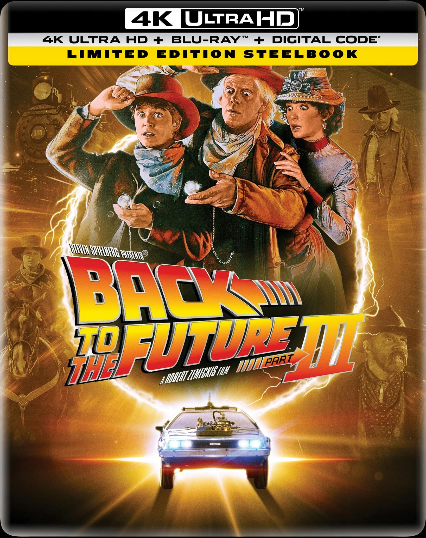 Back to the Future Part III Steelbook (4K, Blu-ray)