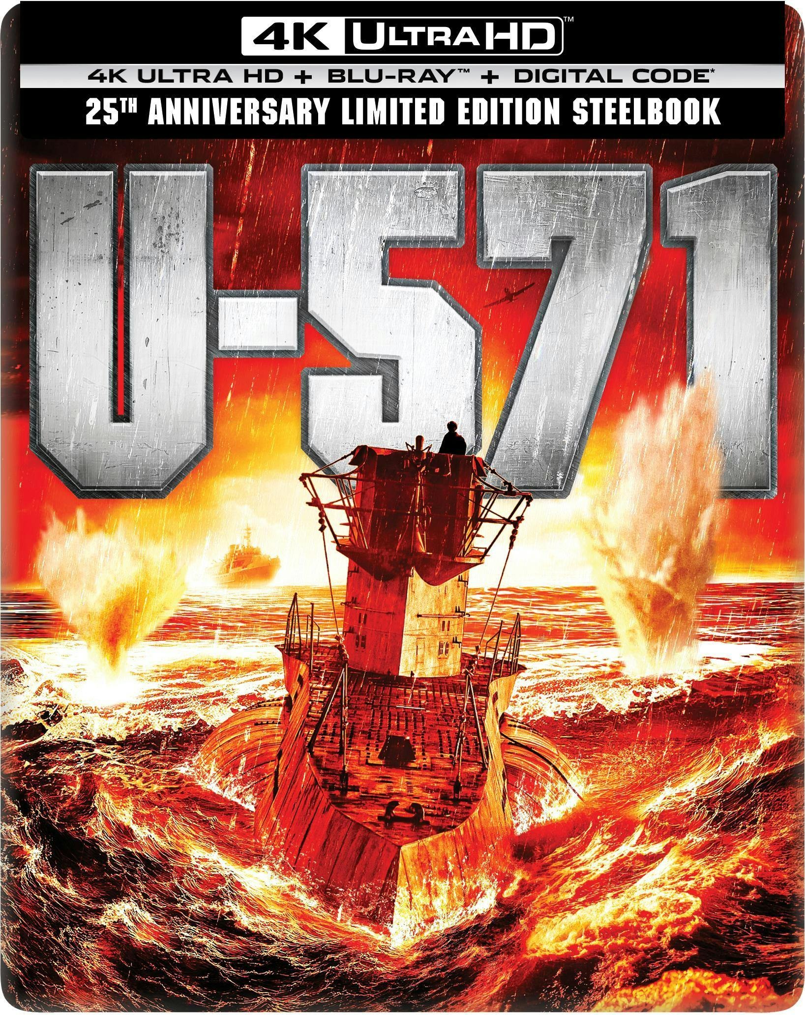 U-571 25th Anniversary Steelbook (4K, Blu-ray)