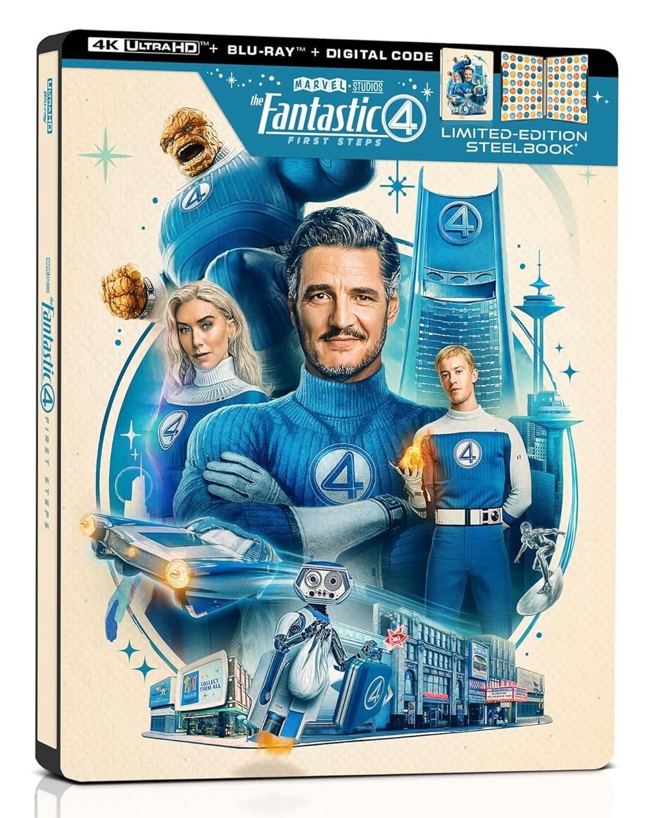 The Fantastic Four: First Steps Steelbook (4K, Blu-ray)