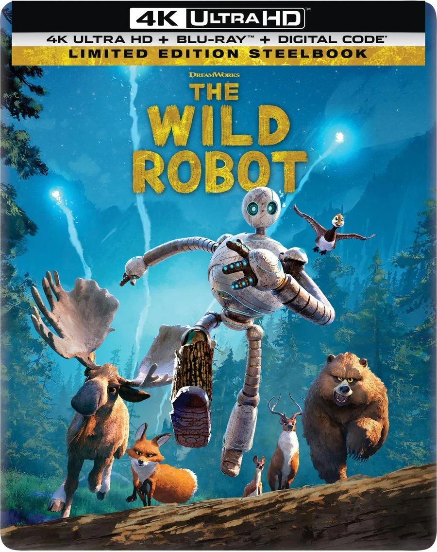 The Wild Robot Steelbook (4K, Blu-ray)