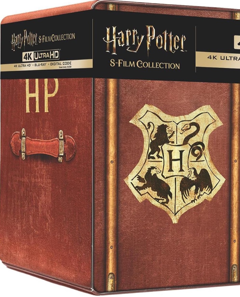 Harry Potter 8-Film Steelbook Library Case [Amazon Exclusive] (4K, Blu-ray)