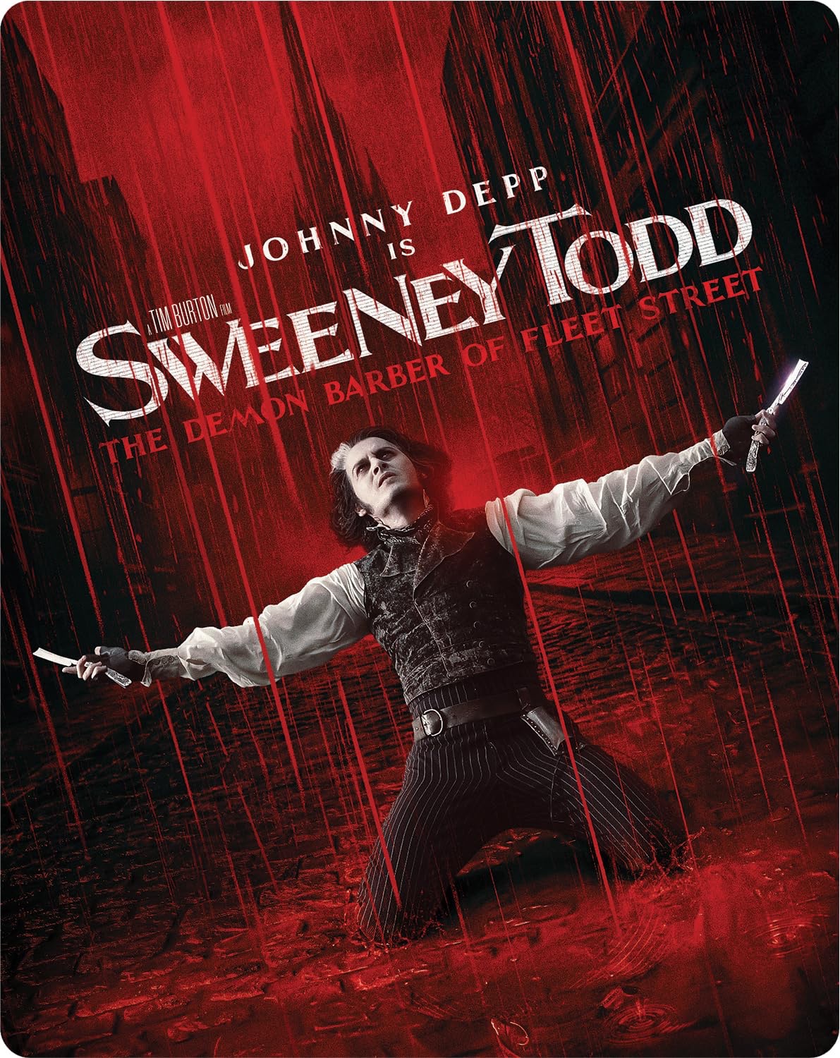 Sweeney Todd: The Demon Barber of Fleet Street Steelbook (4K, Blu-ray)