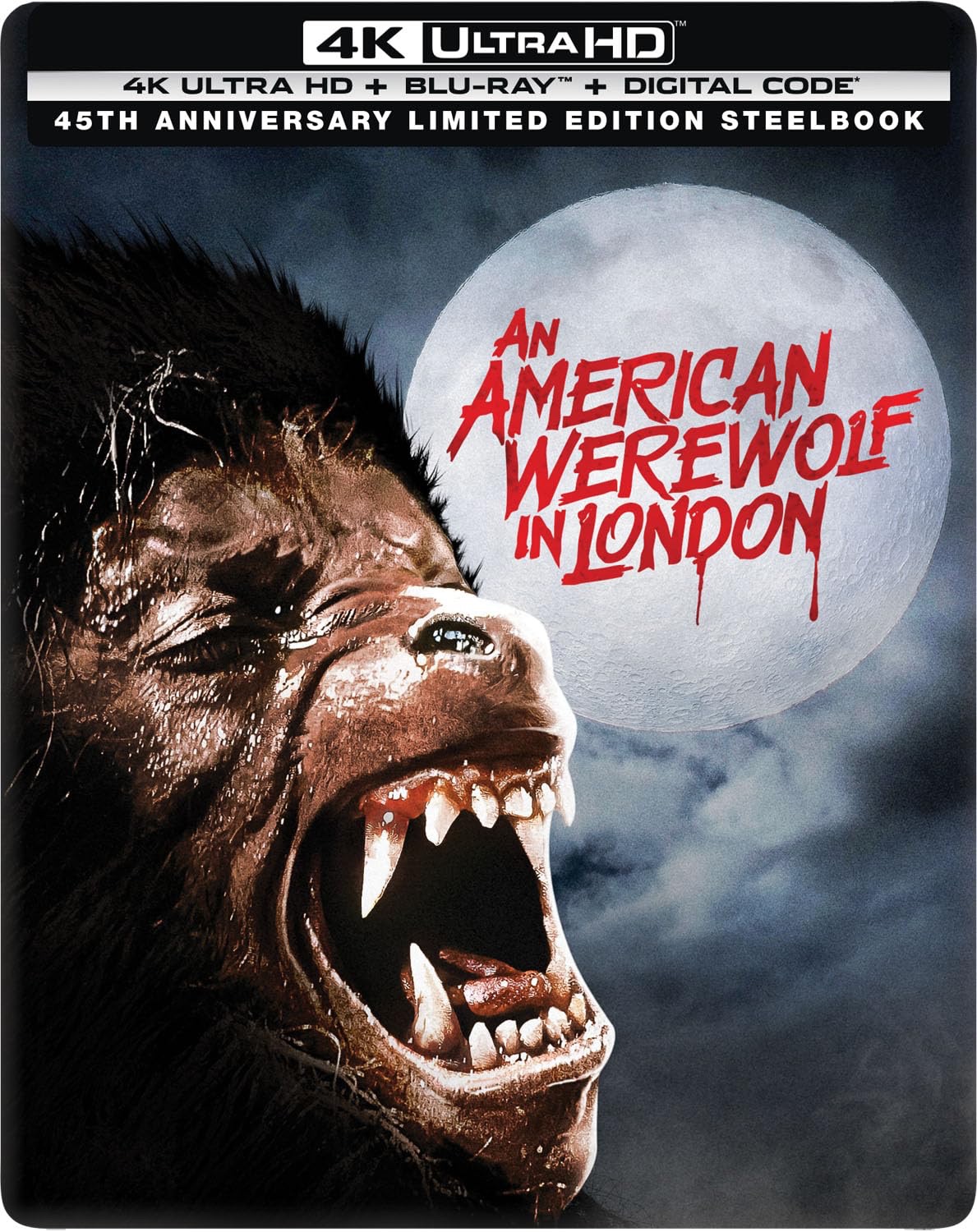 An American Werewolf in London 45th Anniversary Steelbook (4K, Blu-ray)