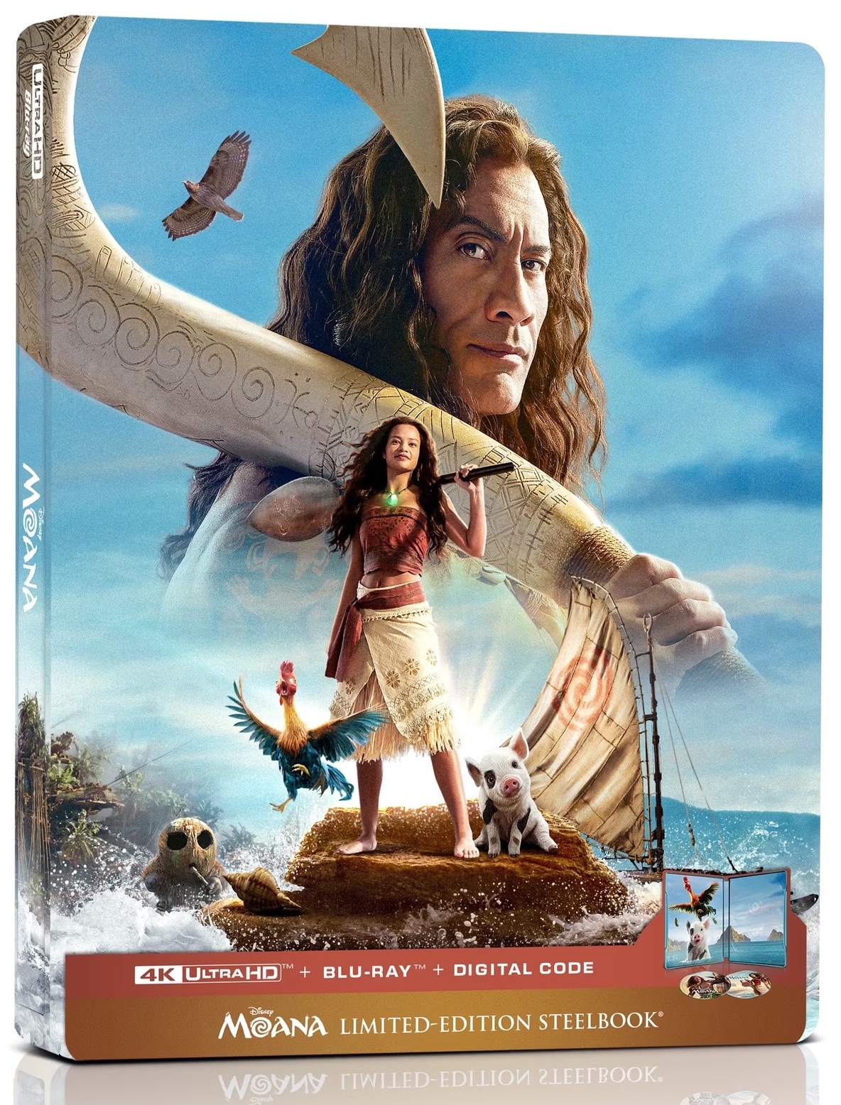Moana (2026) Steelbook (4K, Blu-ray)