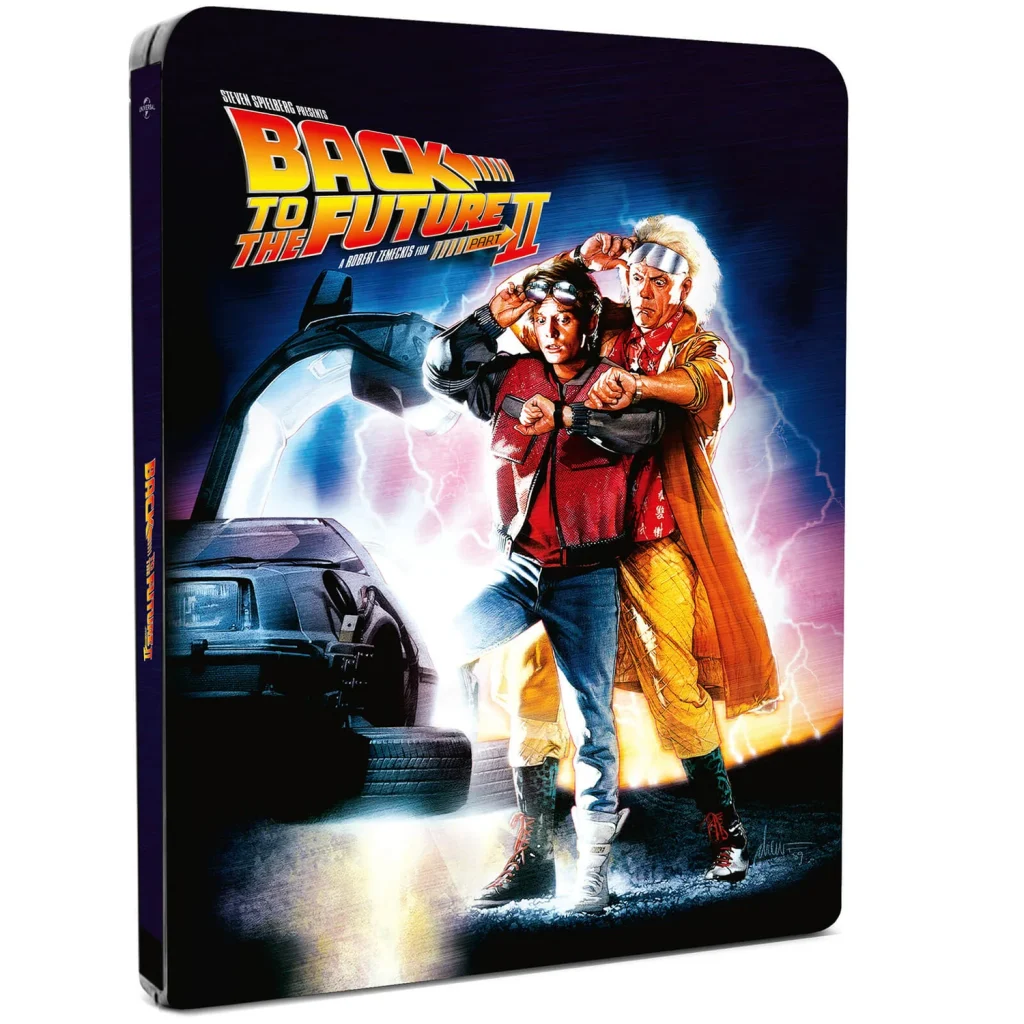 Back to the Future Part II Zavvi Exclusive Steelbook (4K, Blu-ray) edition artwork