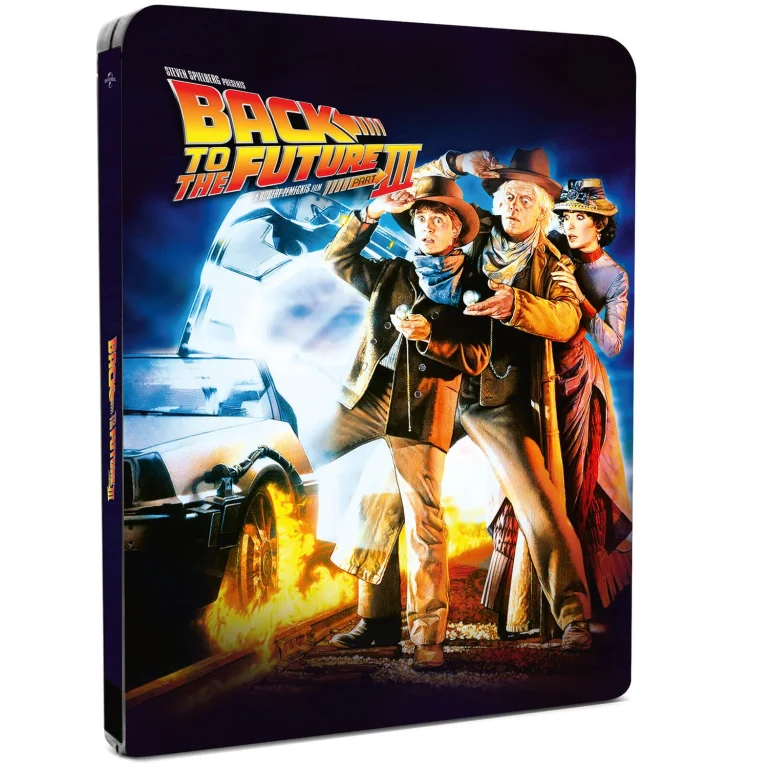 Back to the Future Part III Zavvi Exclusive Steelbook (4K, Blu-ray) edition artwork