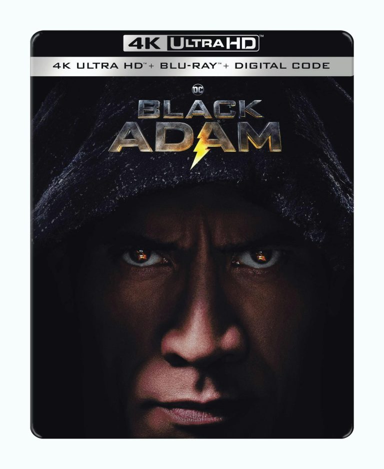 Black Adam Steelbook (4K, Blu-ray) edition artwork