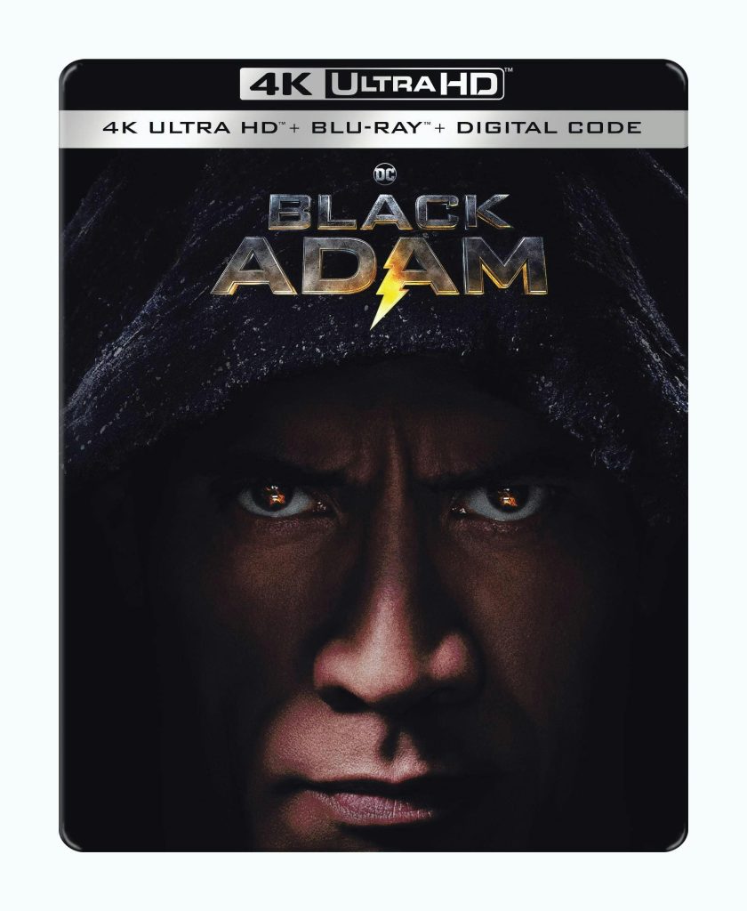 Black Adam Steelbook (4K, Blu-ray) edition artwork
