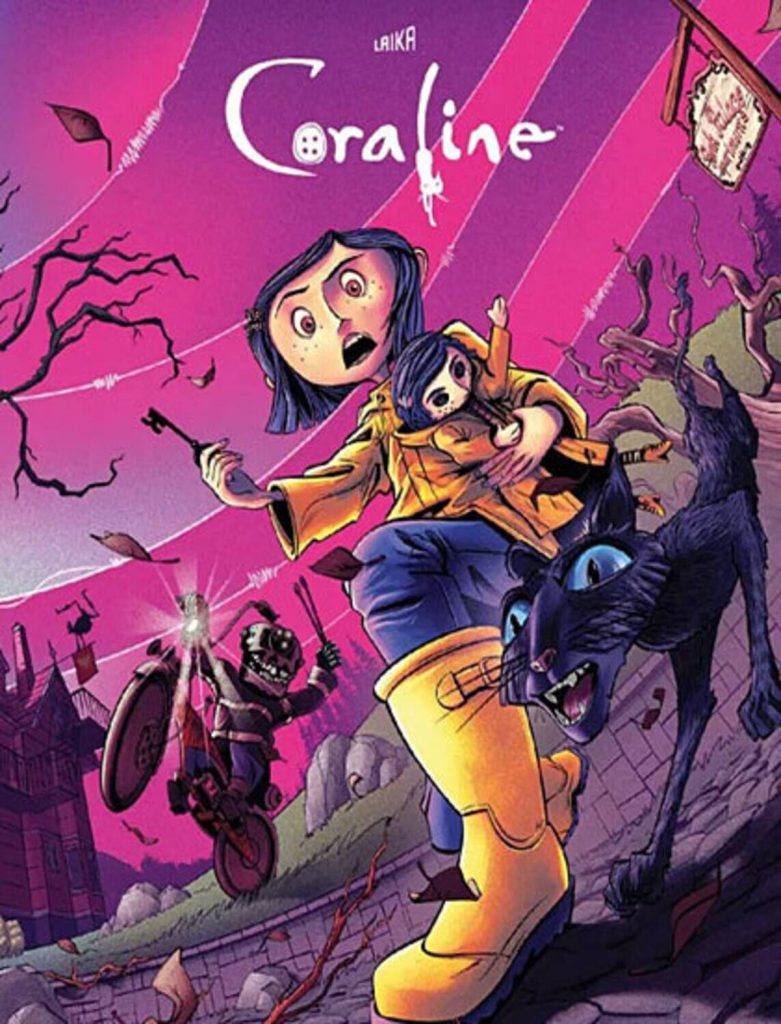 Coraline Steelbook (4K, Blu-ray) edition artwork