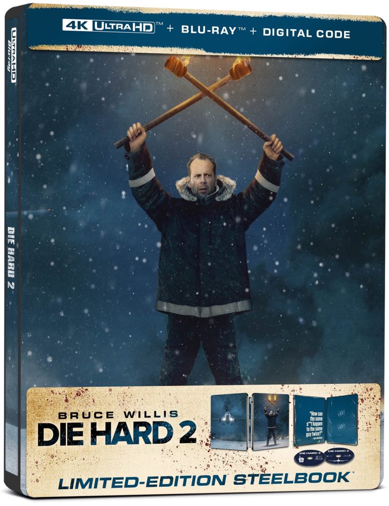 Die Hard 2 4K Ultra HD steelbook front cover
