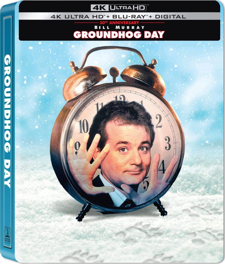Groundhog Day Steelbook (4K, Blu-ray) edition cover artwork