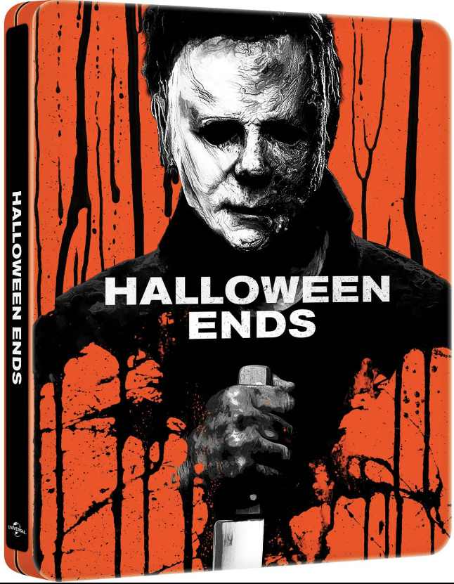 Halloween Ends Steelbook (4K, Blu-ray) edition cover artwork