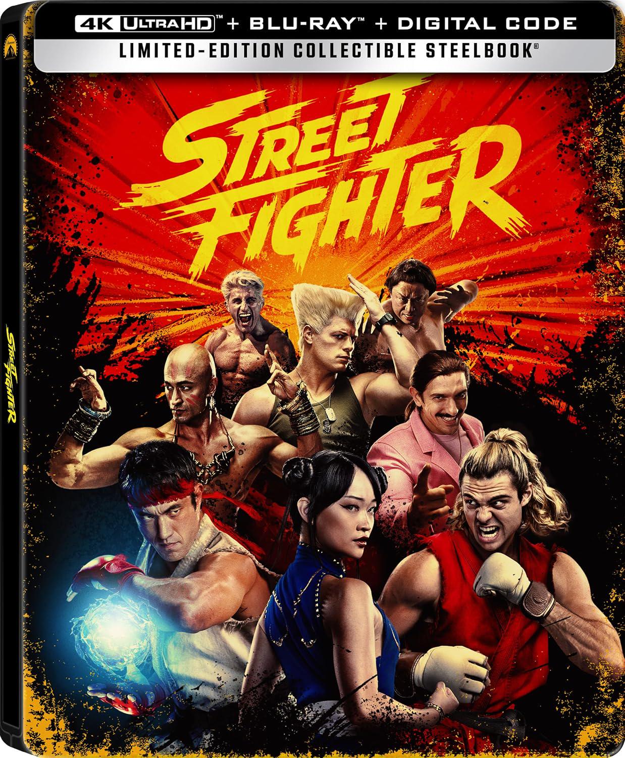 Street Fighter Select Your Champion Steelbook (4K, Blu-ray)