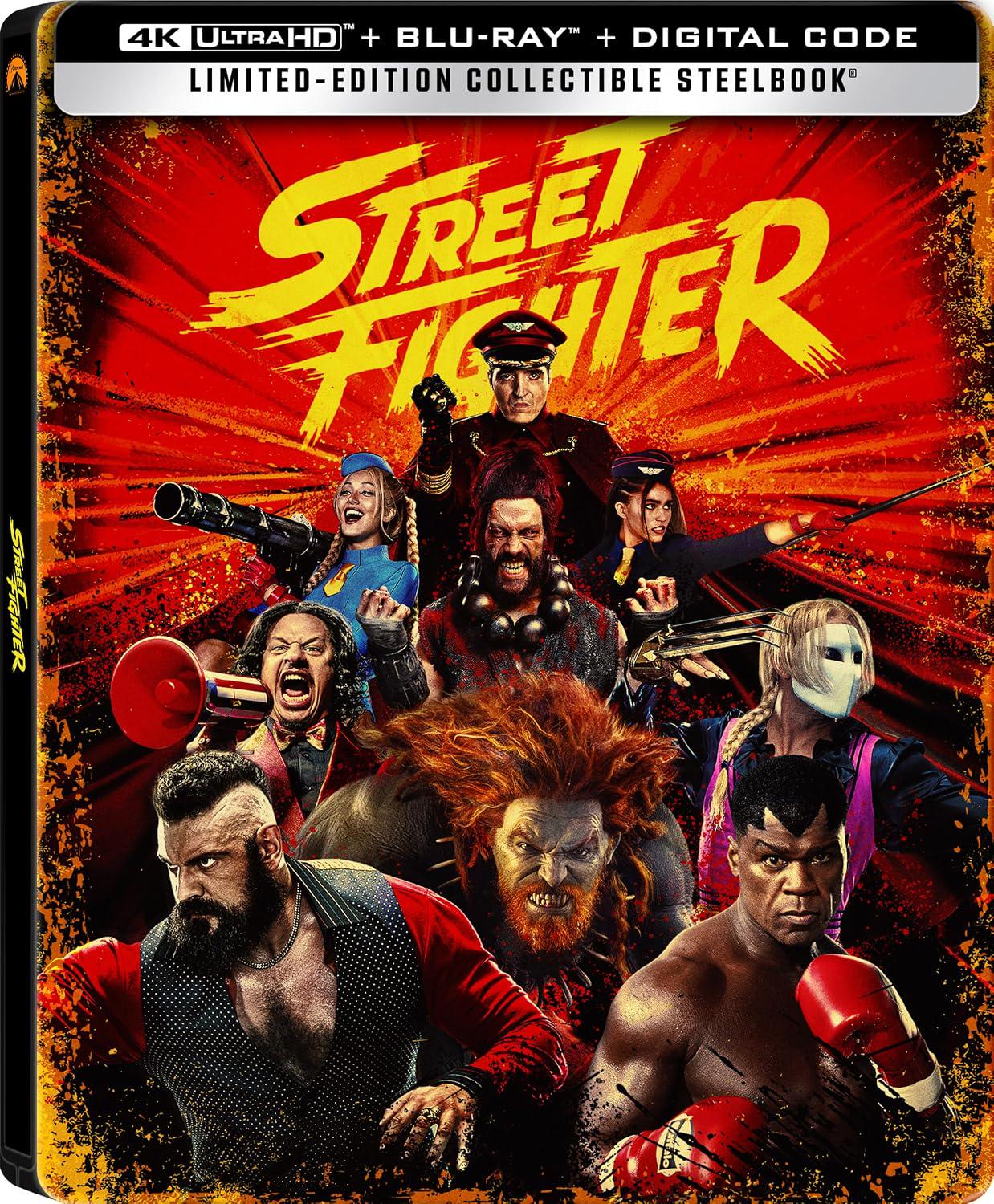 Street Fighter Select Your Villain Steelbook (4K, Blu-ray)