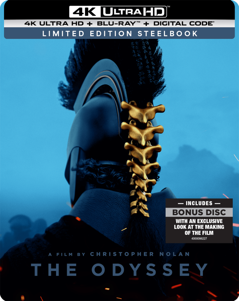 The Odyssey limited edition 4K Steelbook front cover