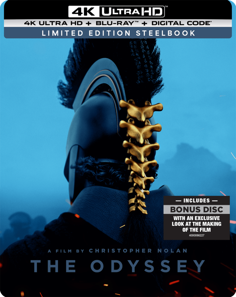The Odyssey limited edition 4K Steelbook front cover
