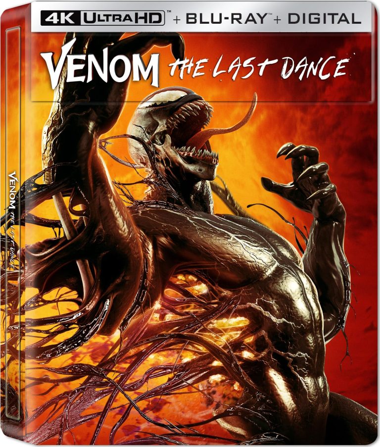 Venom: The Last Dance 4K UHD and Blu-ray Steelbook cover artwork
