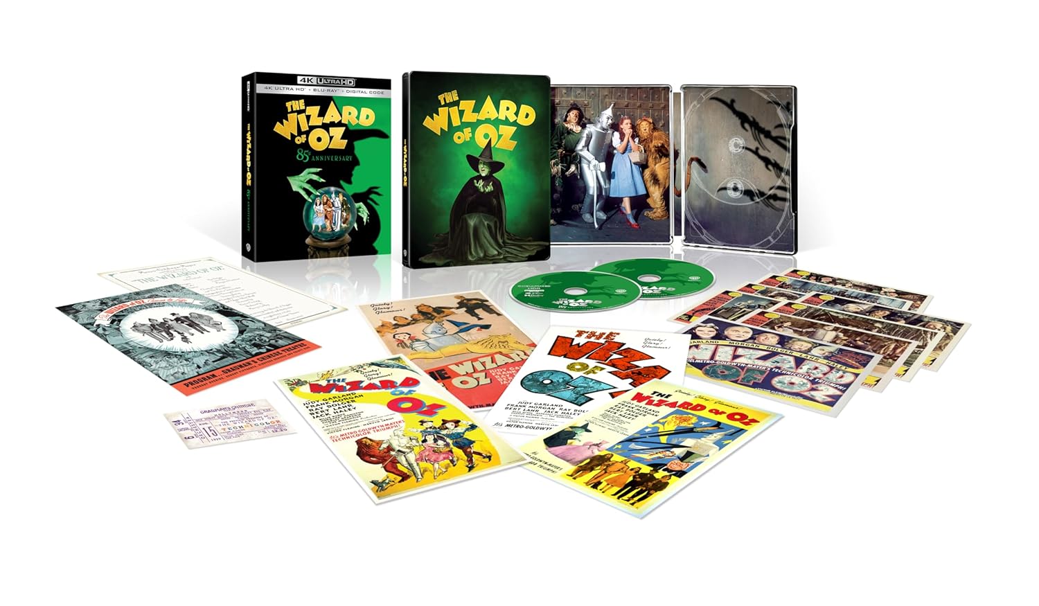 Wizard of OZ: 85th Anniversary Theater Edition Steelbook (4k, Blu-ray)