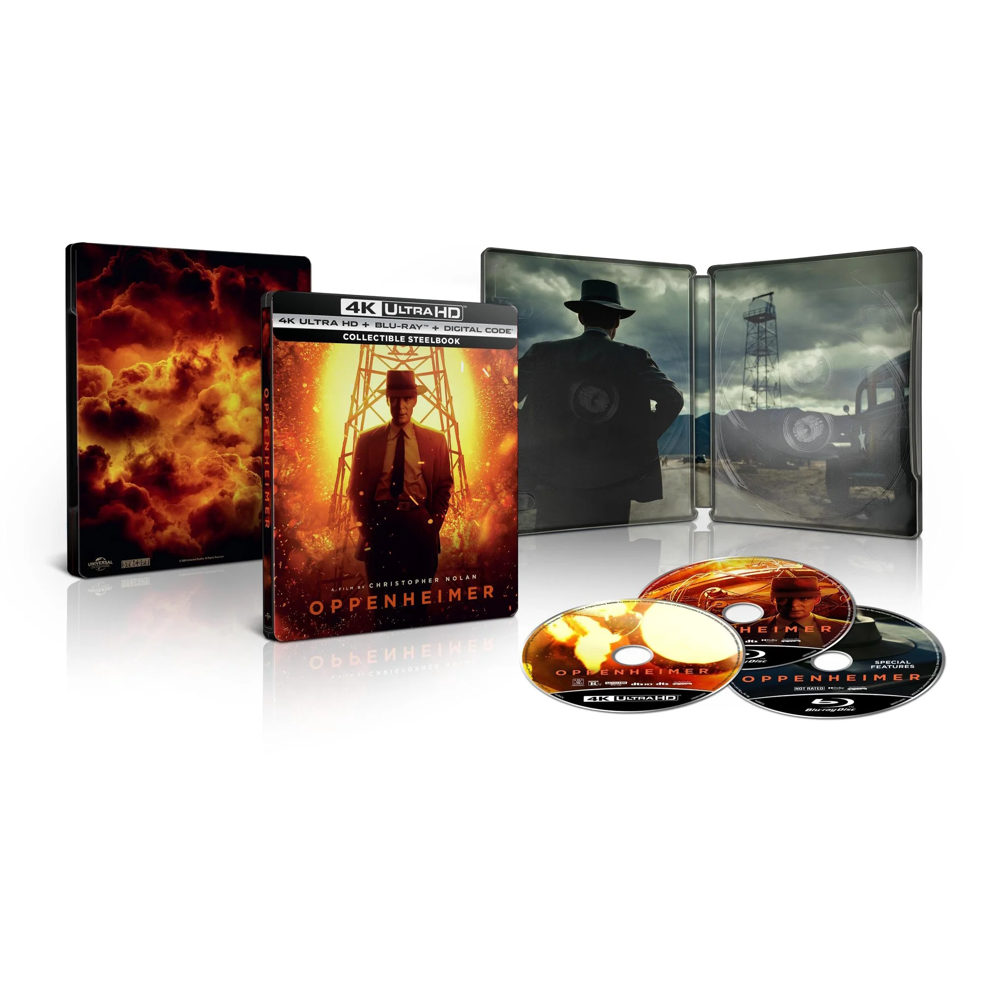Oppenheimer Steelbook (4k, Blu-ray)