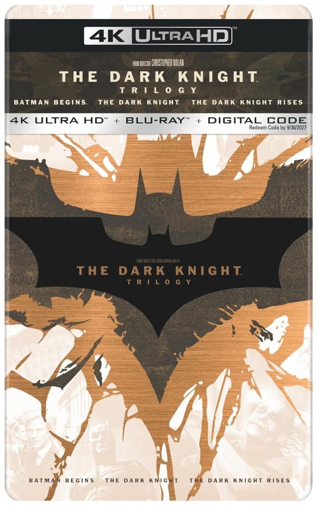 The dark knight trilogy steelbook collection 4k