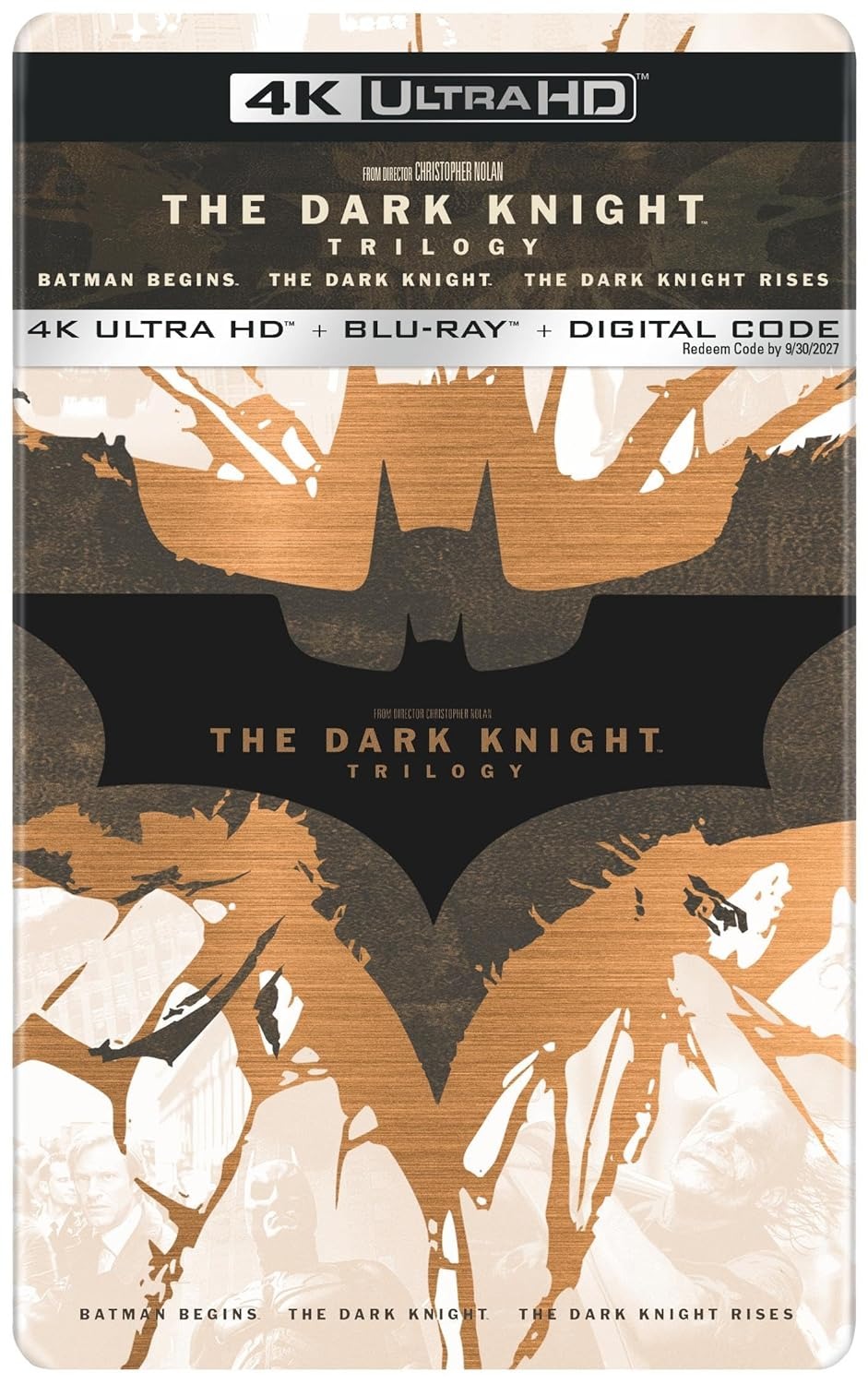 The Dark Knight Trilogy Steelbook Collection (4K, Blu-ray) Amazon Exclusive
