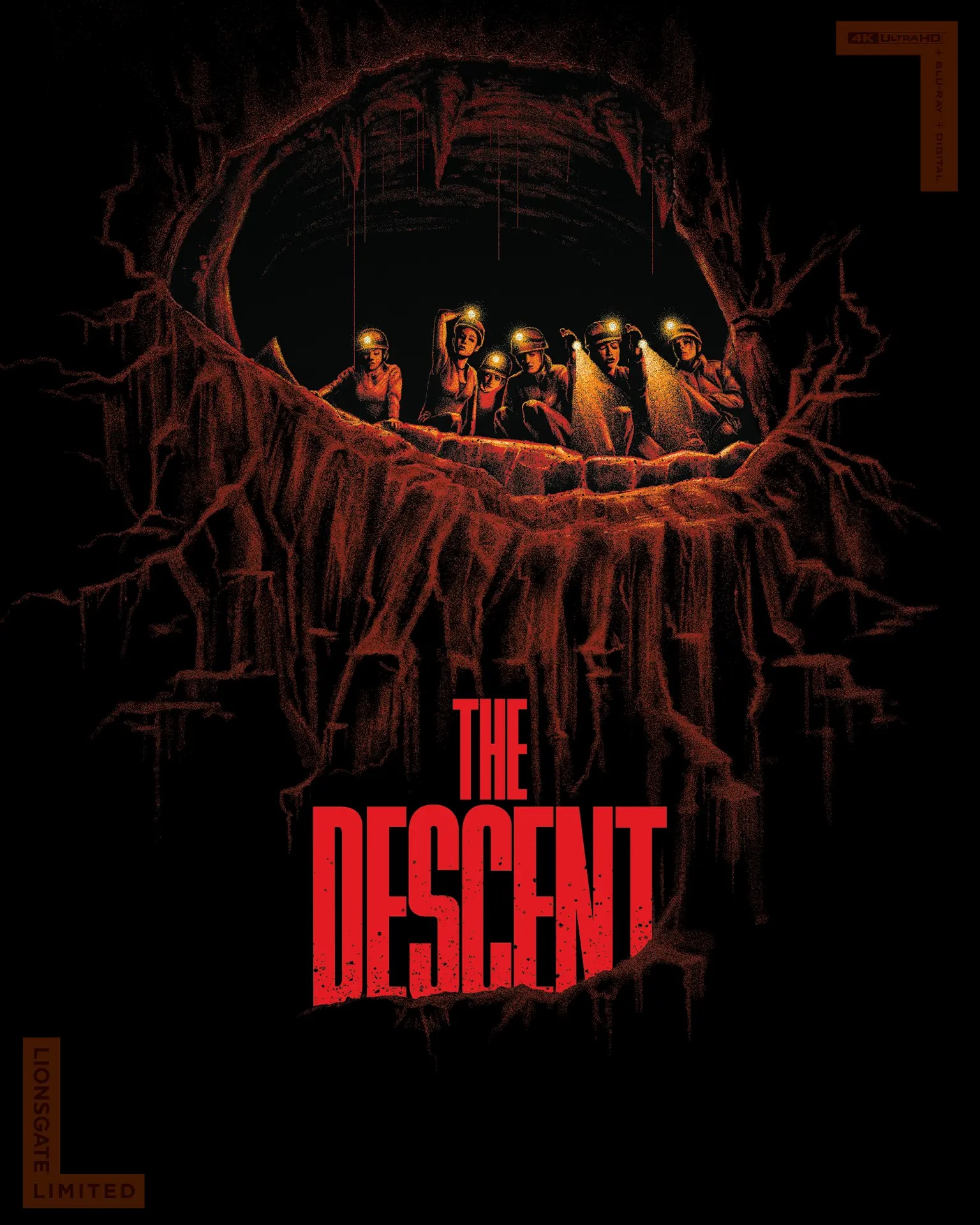 The Descent 20th Anniversary Steelbook (4K, Blu-ray)
