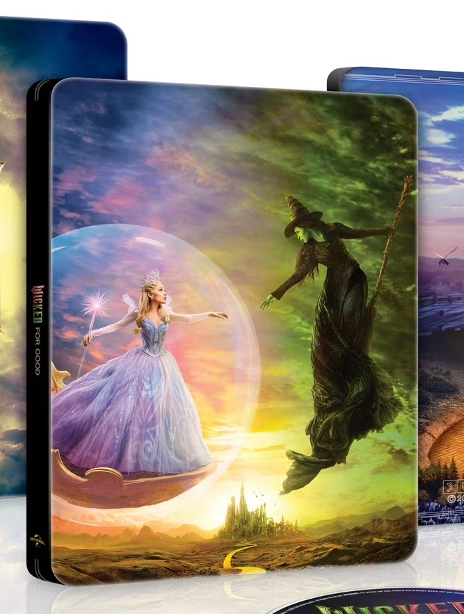 Wicked for Good Steelbook [Walmart Exclusive] (4K, Blu-ray)