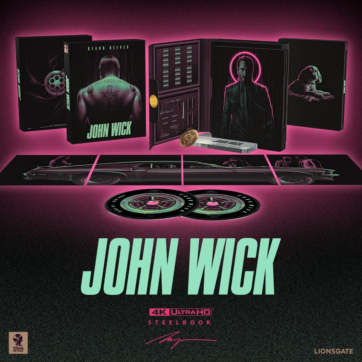 John Wick Titans Cult Steelbook